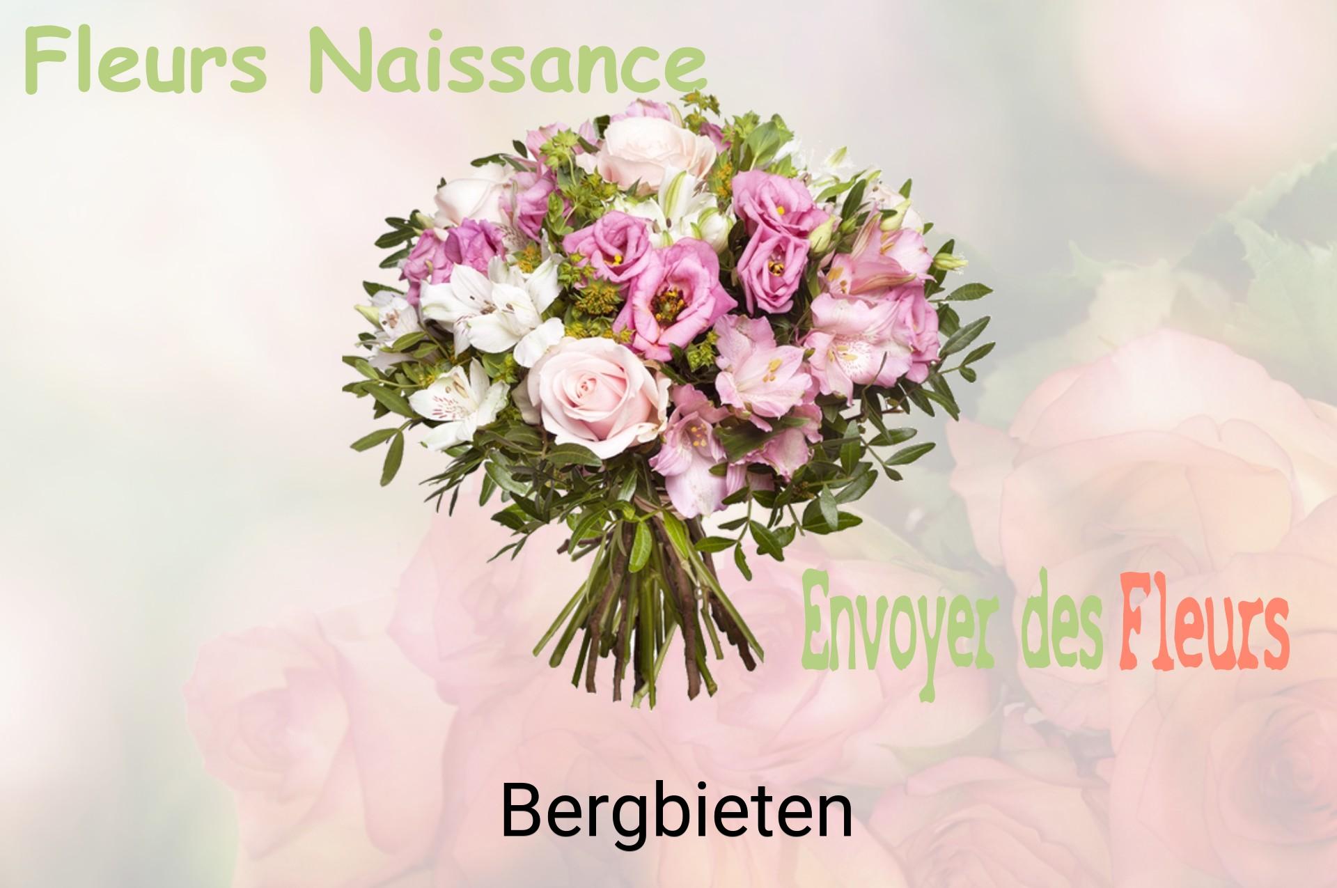 Bouquet de fleurs de naissance livré à Bergbieten